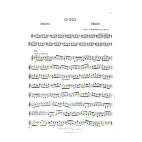 Wohlfahrt, Franz - 50 Easy Melodious Studies, Op 74, Book 1 - Violin solo - Carl Fischer Edition
