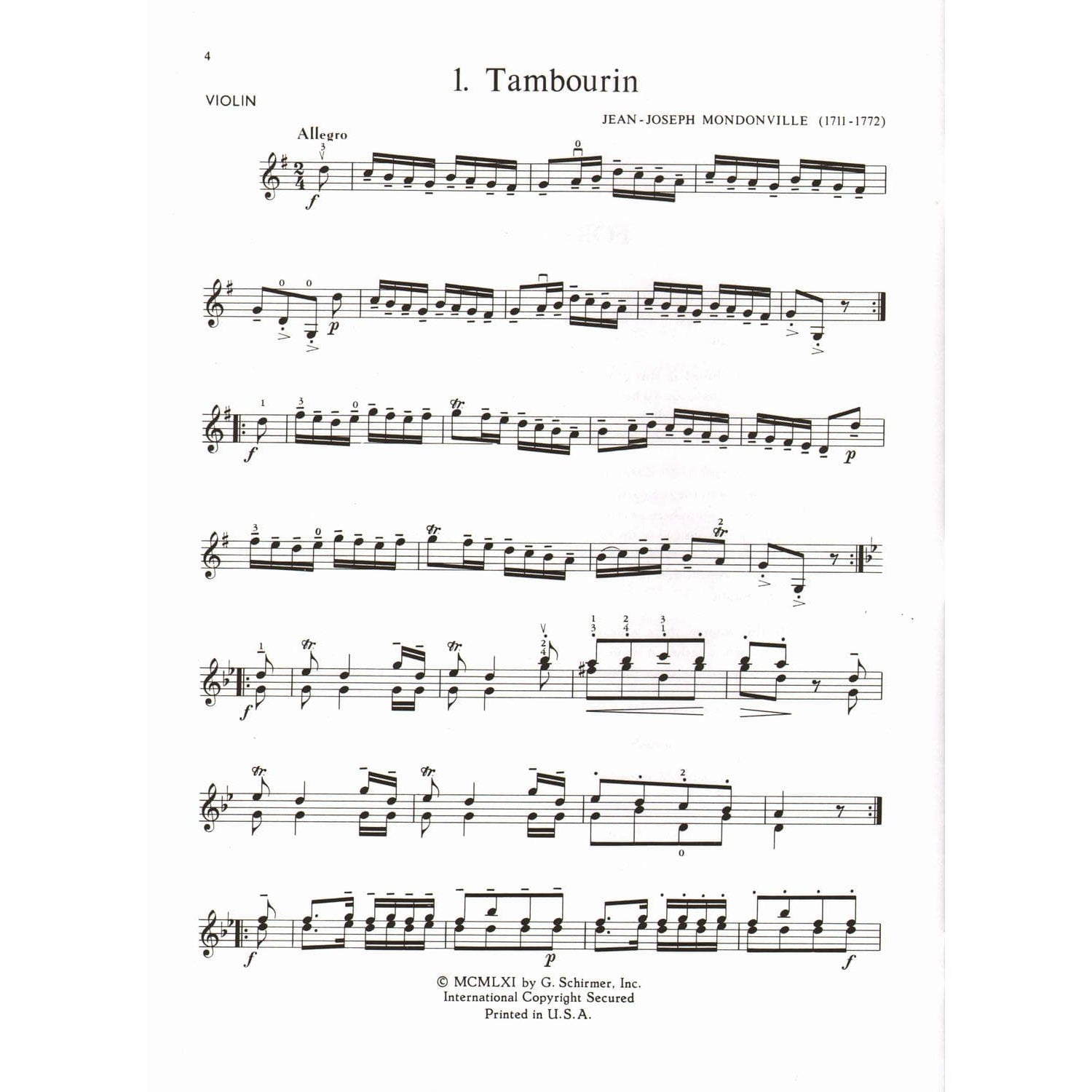 Solos for the Violin Player - Violin and Piano - edited by Josef Gingold - G Schirmer Edition