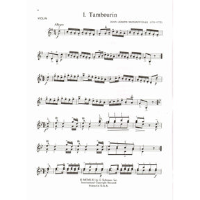 Solos for the Violin Player - Violin and Piano - edited by Josef Gingold - G Schirmer Edition