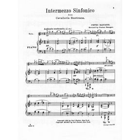 Mascagni, Pietro - Intermezzo Sinfonico from "Cavalleria Rusticana" - Violin and Piano - edited by Gustav Saenger - Carl Fischer Edition