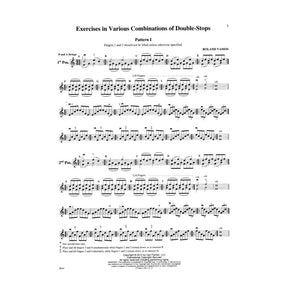 Vamos, Roland - Exercises for the Violin in Various Combinations of Double-Stops -  Carl Fischer Edition