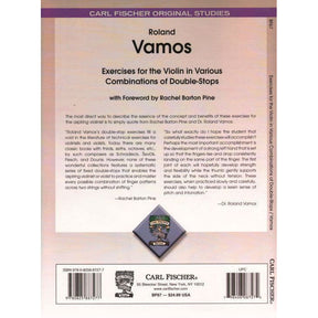 Vamos, Roland - Exercises for the Violin in Various Combinations of Double-Stops -  Carl Fischer Edition