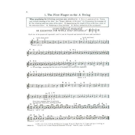 Auer, Leopold - Graded Course of Violin Playing - Book 2 for Violin - edited by Saenger - Fischer Edition