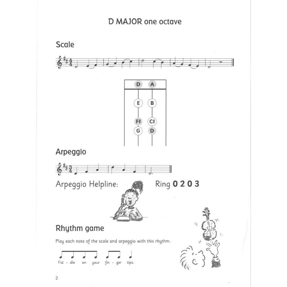 Blackwell, Kathy and David - Fiddle Time Scales Book 1: Pieces, Puzzles, Scales and Arpeggios for Violin - Oxford University Press Publication