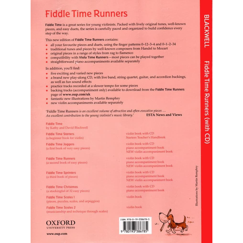 Blackwell, Kathy and David  - Fiddle Time Runners, Book 2: A Second Book of Very Easy Pieces for Violin - Oxford