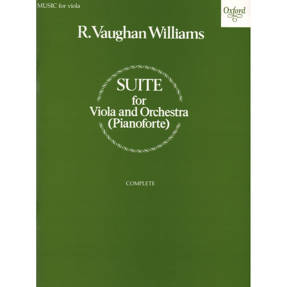 Vaughan Williams, Ralph - Suite For Viola and Piano Published by Oxford University Press