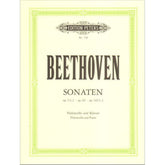 Beethoven, Ludwig - Sonatas Op 5 - 69 -102 for Cello and Piano - Arranged by Schulz - Peters Edition