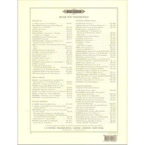 Beethoven, Ludwig - Sonatas Op 5 - 69 -102 for Cello and Piano - Arranged by Schulz - Peters Edition
