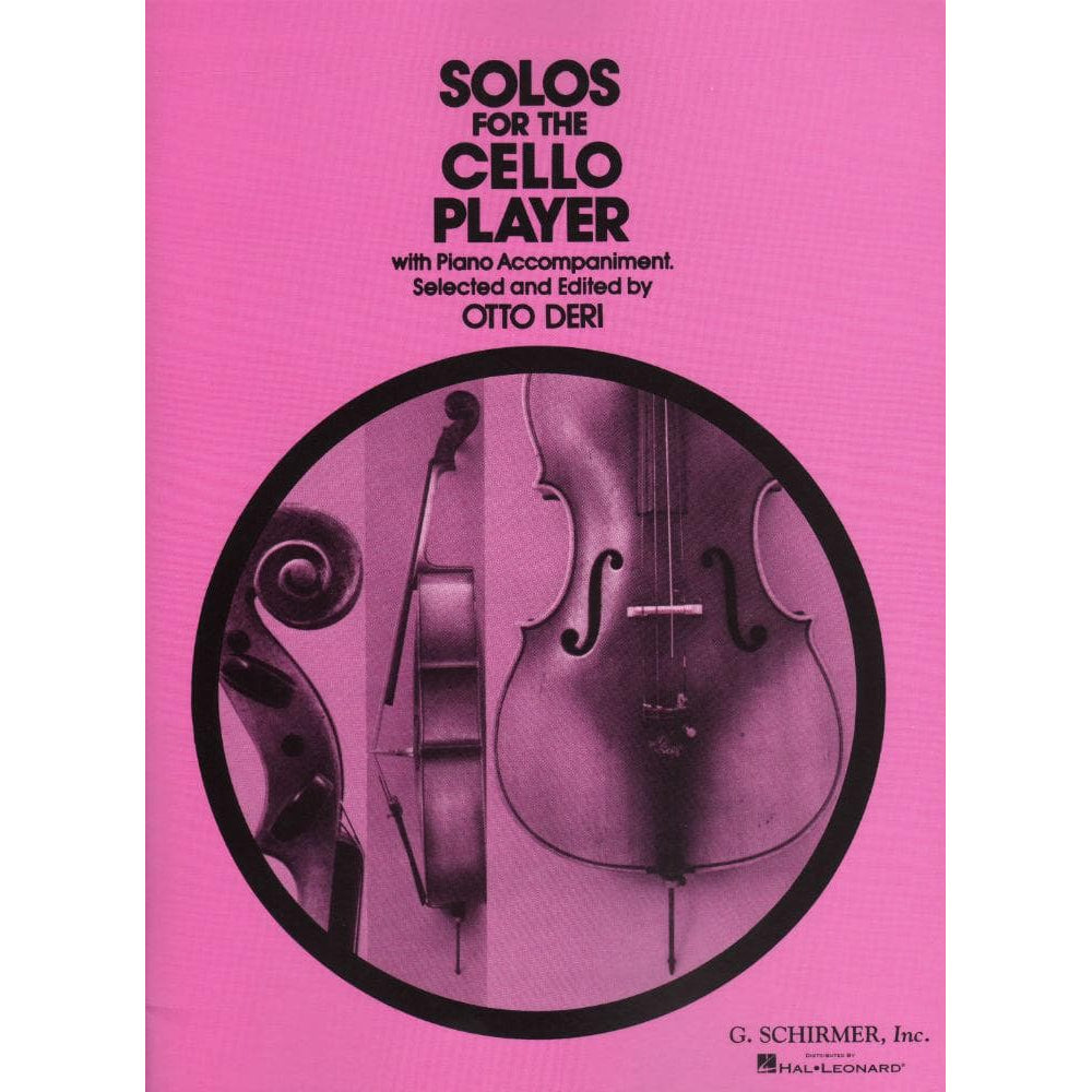 Deri, Otto - Solos for the Cello Player - Cello and Piano - Schirmer Edition