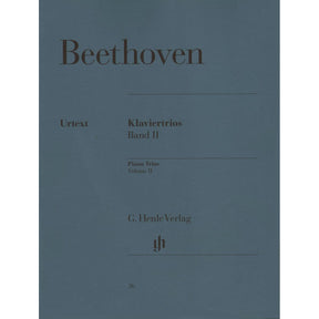 Beethoven, Ludwig - Piano Trios Volume 2 for Violin, Cello and Piano - Henle Verlag URTEXT Edition