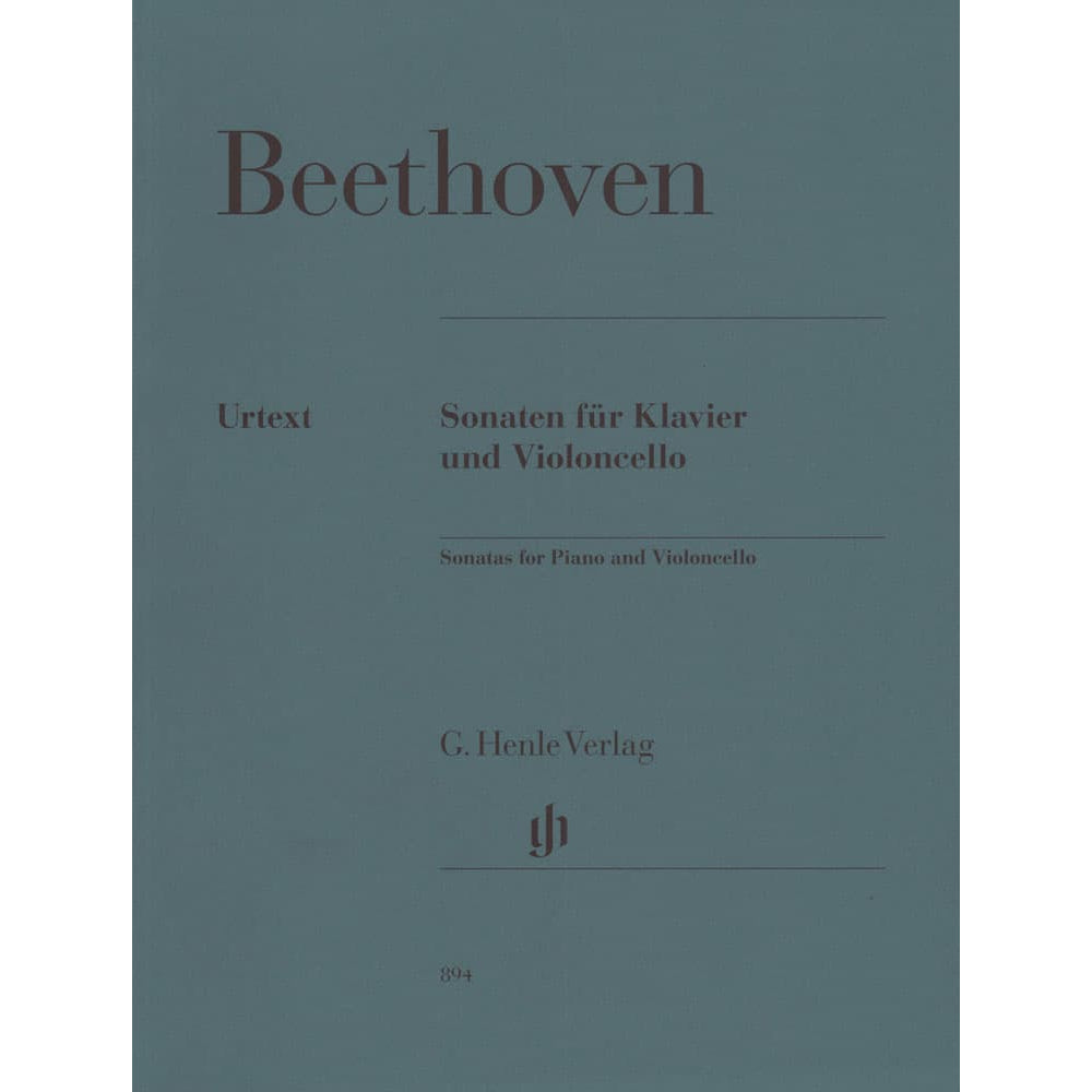 Beethoven, Ludwig - Sonatas for Cello and Piano - edited by Jens Dufner - G Henle Verlag
