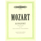 Mozart, WA - Concerto No 3 in G Major, K 216 - Violin and Piano - edited by David Oistrakh - Edition Peters