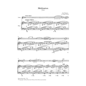 Massenet, Jules - Méditation from "Thaïs" - Violin and Piano - edited by Roger Nichols - Edition Peters
