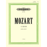 Mozart, WA - 12 Easy Duets, K 487 - Two Violins - edited by Irmgard Engels - Edition Peters