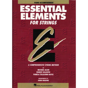 Essential Elements For Strings, Book 1 - Piano Accompaniment - by Allen/Gillespie/Hayes - Hal Leonard Publication