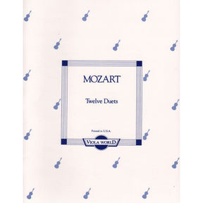 Mozart, WA - 12 Easy Duets, K 487 - Two Violas - arranged by Alan Arnold and William Lincer - Viola World Publications