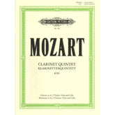 Mozart, WA - Clarinet Quintet in A Major, K 581 - Clarinet, Two Violins, Viola, and Cello - Edition Peters