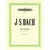Bach, JS - 6 Suites BWV 1007 1012 for Cello - Arranged by Becker - Peters Edition