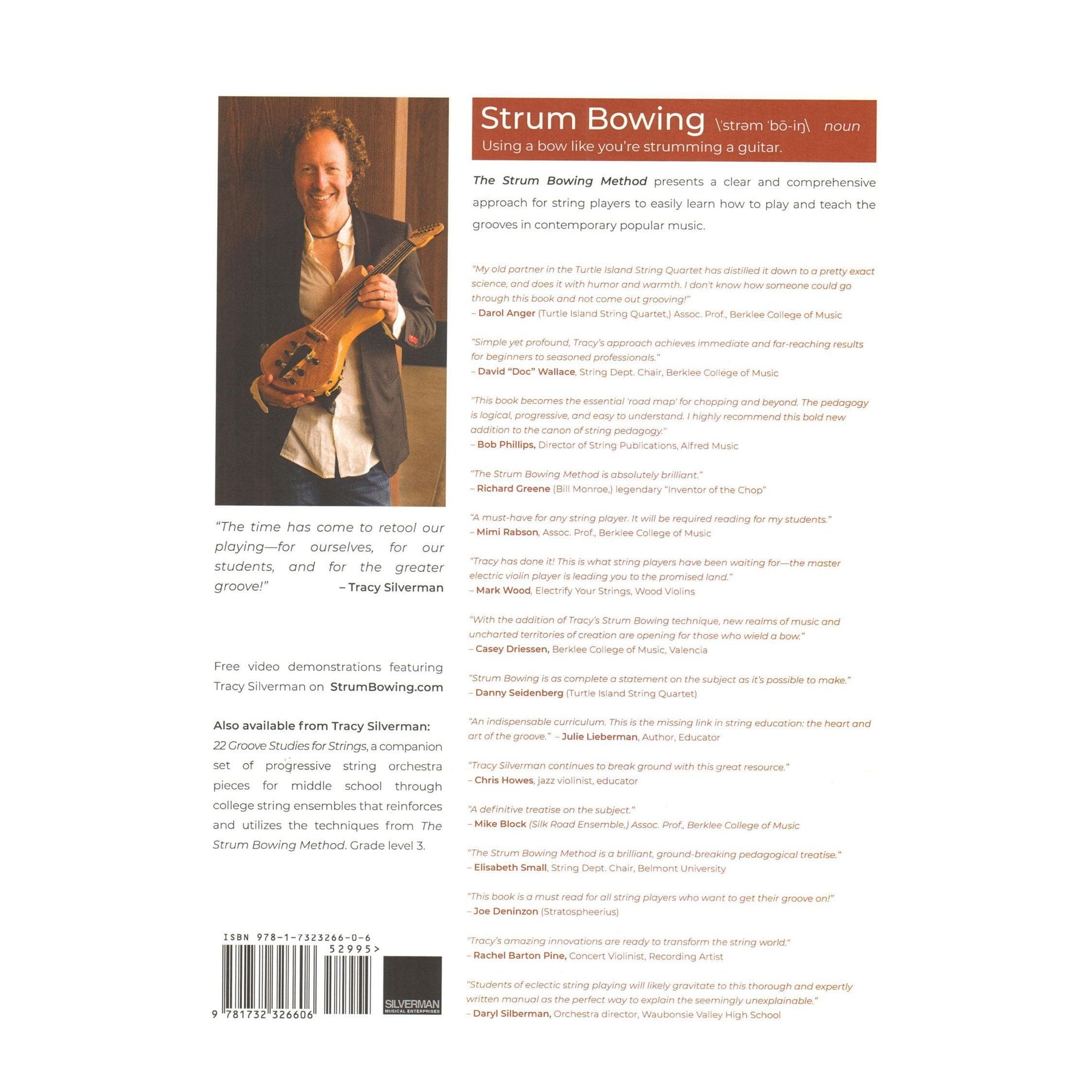 The Strum Bowing Method: How to Groove on Strings by Tracy Silverman