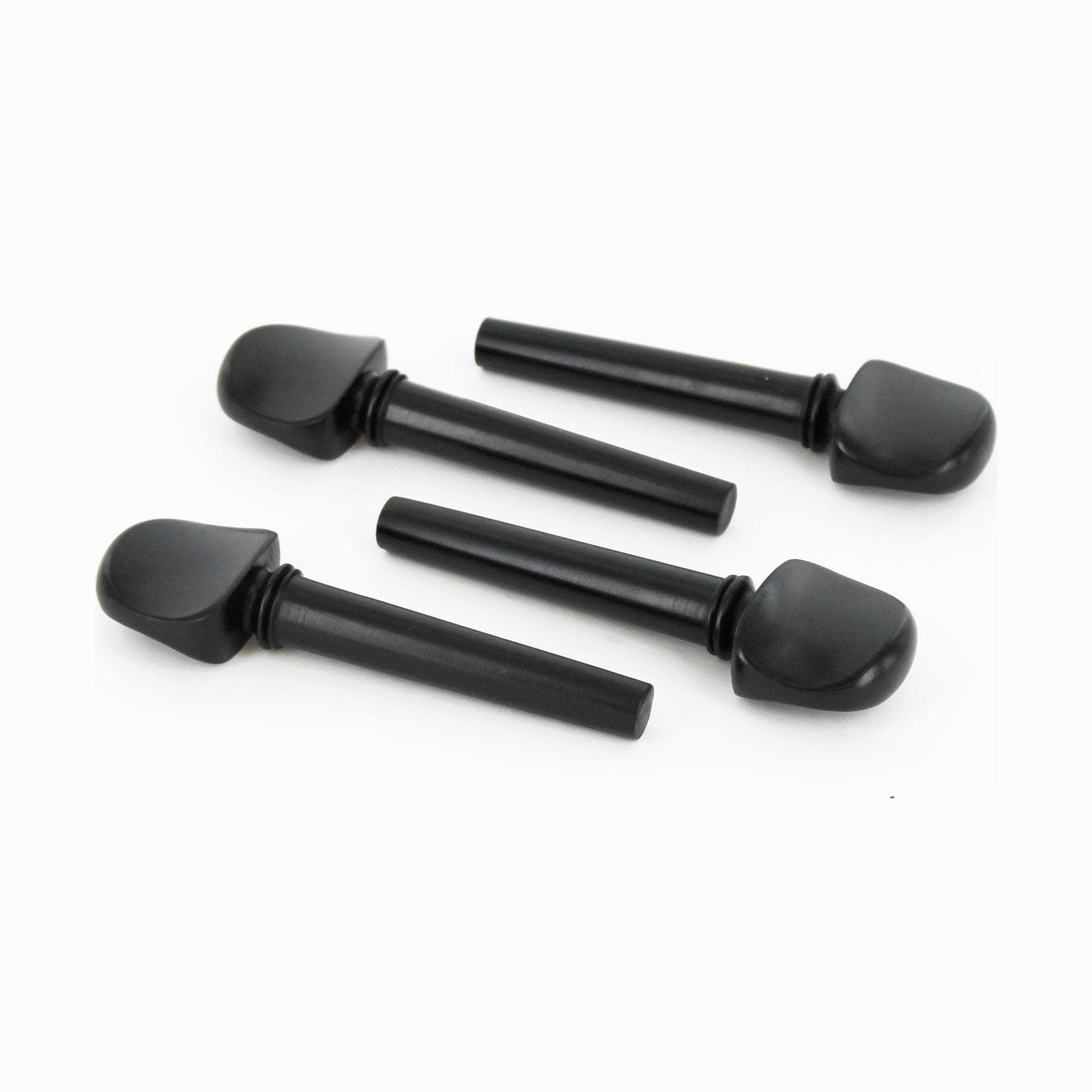 Violin Pegs Set of 4 - thick shaft ebony 4/4 size