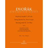 Dvořák, Antonin - String Quartet no. 12 in F major op. 96 "American Quartet" Barenreiter URTEXT