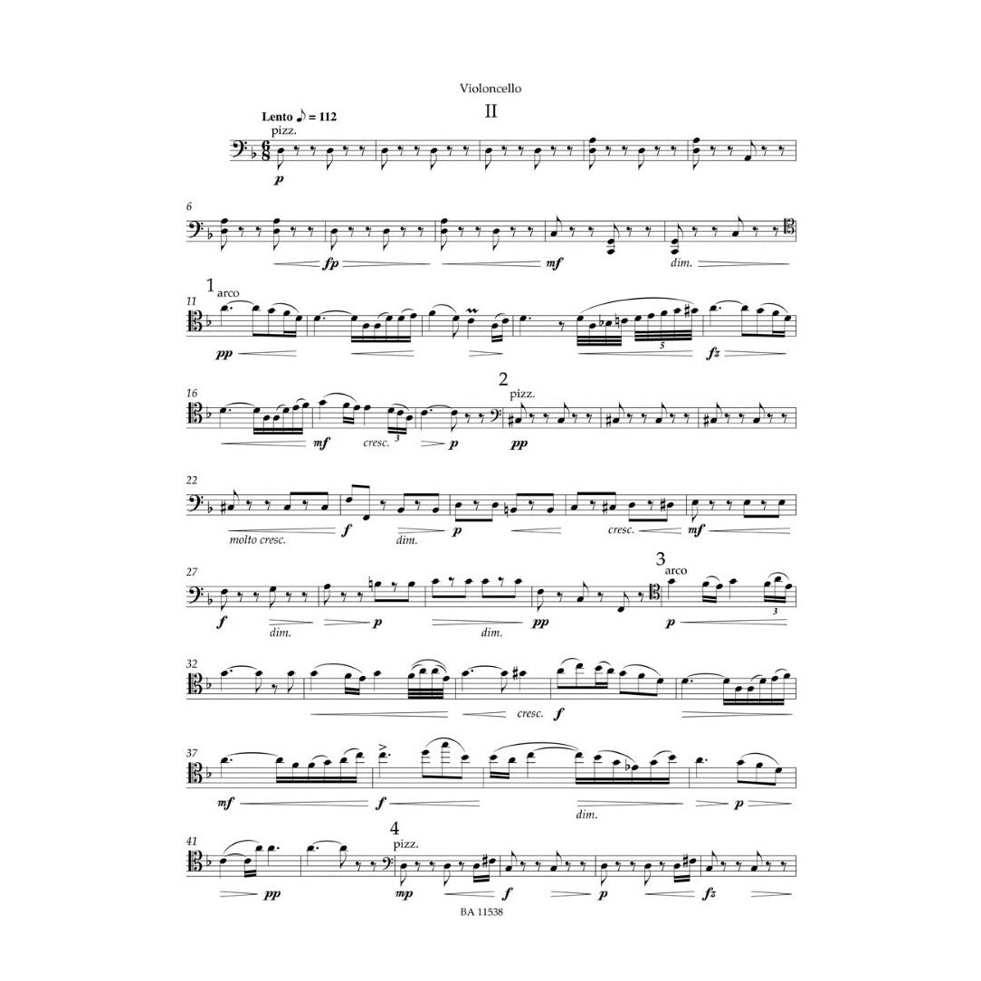 Dvořák, Antonin - String Quartet no. 12 in F major op. 96 "American Quartet" Barenreiter URTEXT