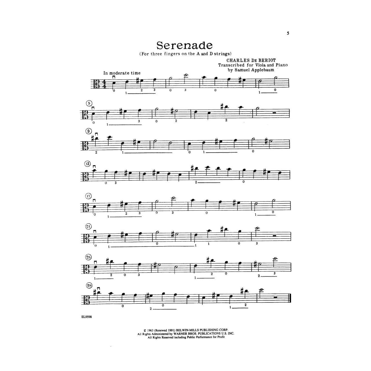 Bach, JS - Brandenburg Concerto No 6 BWV 1051 for  Cello - Peters Edition