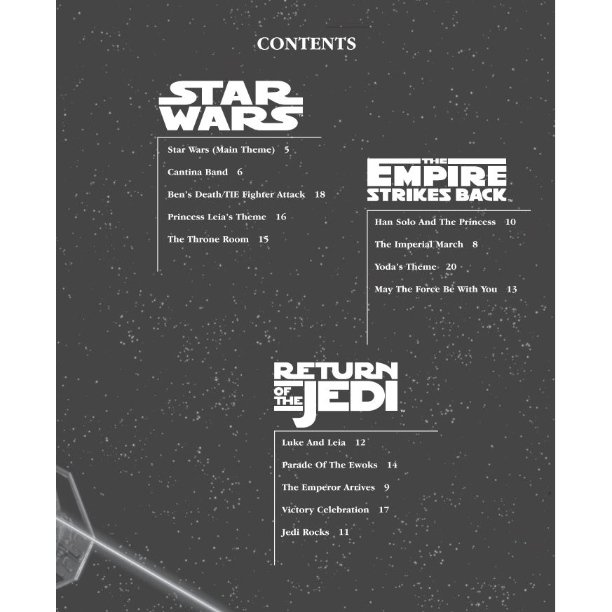 Williams, John - Music From The Star Wars Trilogy - Violin - Alfred Music Publishing