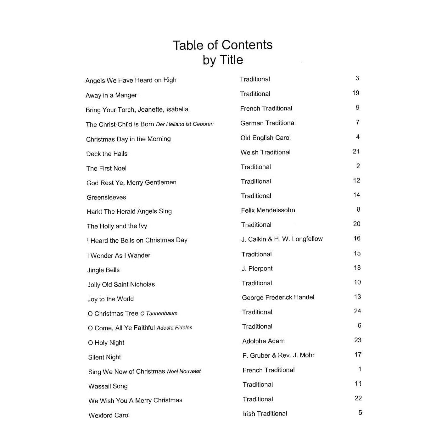 Music for Two Violas: Traditional Christmas Favorites  Published by Last Resort Music