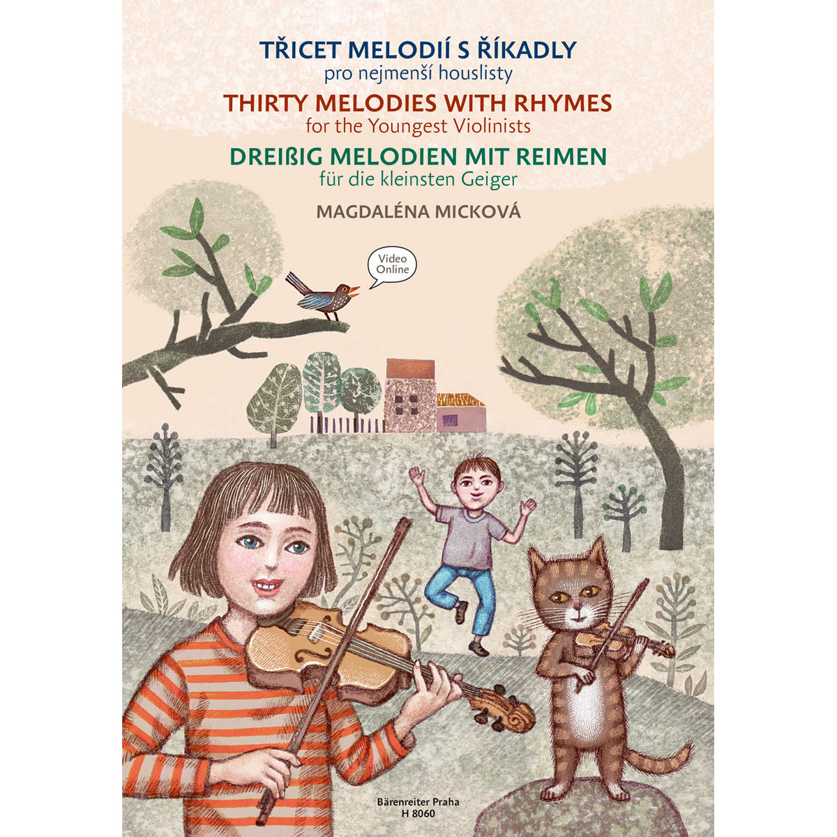 Thirty Melodies with Rhymes for the Youngest Violinists - Micková, Magdalena