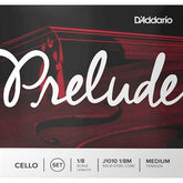 D'Addario Prelude Cello String Set - 1/8 Size - Medium Gauge