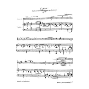 Schumann, Robert - Cello Concerto in a minor, op. 129 for Cello and Piano - Barenreiter Urtext