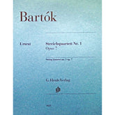 Bartok, Bela - String Quartet no. 1 op. 7 - Edited by Somfai - G. Henle Verlag