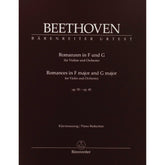 Beethoven, Ludwig - Romances in F major and G major for Violin and Orchestra Op 50 - Op 40 - edited by Detlef Hahn - Bärenreiter