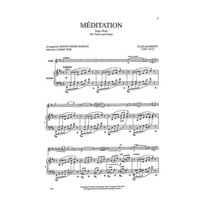 Massenet, Jules - Meditation from Thais - Violin and Piano - Edited by Marsick/Zori - International Music Co.
