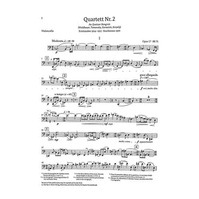 Bartok, Bela - String Quartet no. 2 op. 17 - Edited by Somfai - G. Henle Verlag