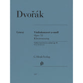 Dvorak, Antonin - Violin Concerto in a minor op. 53 Piano Reduction - Edited by Jost - G. Henle Verlag
