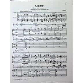 Dvorak, Antonin - Violin Concerto in a minor op. 53 Piano Reduction - Edited by Jost - G. Henle Verlag
