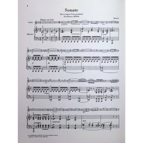 Grieg, Edvard - Sonata for Piano and Violin in F major op. 8 - Edited by Heinemann/Nokleberg - G. Henle Verlag