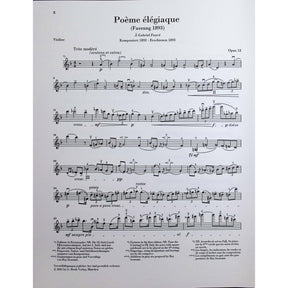 Ysaye, Eugene - Poeme elegiaque op. 12 and other Works for Violin and Piano - Edited by Iwazumi - G. Henle Verlag