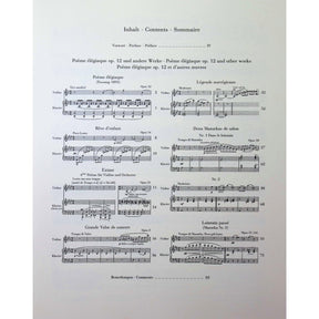 Ysaye, Eugene - Poeme elegiaque op. 12 and other Works for Violin and Piano - Edited by Iwazumi - G. Henle Verlag
