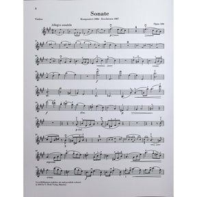 Brahms, Johannes - Sonata in A major op. 100 for Piano and Violin - Edited by Wiechart - G. Henle Verlag