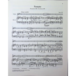 Brahms, Johannes - Sonata in A major op. 100 for Piano and Violin - Edited by Wiechart - G. Henle Verlag