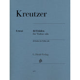 Kreutzer, Rodolphe - 42 Etudes for Violin Solo - Edited by Gertsch - G. Henle Verlag