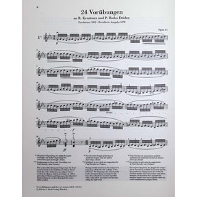 Dont, Jakob - 24 Preparatory Exercises for Violin solo - Edited by - Rahmer - G. Henle Verlag