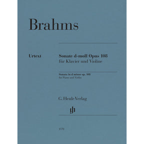 Brahms, Johannes - Sonata in d minor op. 108 for Piano and Violin - Edited by Wiechart - G. Henle Verlag