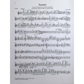 Brahms, Johannes - Sonata in d minor op. 108 for Piano and Violin - Edited by Wiechart - G. Henle Verlag