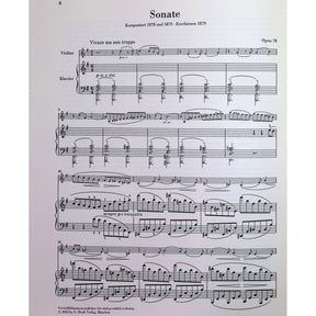 Brahms, Johannes - Sonatas for Piano and Violin - Edited by Wiechert/Struck - G. Henle Verlag