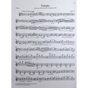 Brahms, Johannes - Sonatas for Piano and Violin - Edited by Wiechert/Struck - G. Henle Verlag
