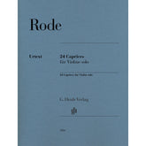 Rode, Pierre - 24 Caprices for Violin Solo - Edited by Gertsch - G. Henle Verlag